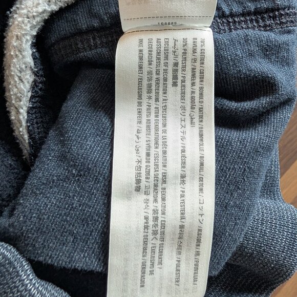 Abercrombie & Fitch Mens Navy blue & red sweatpants joggers medium straight leg - Picture 14 of 14